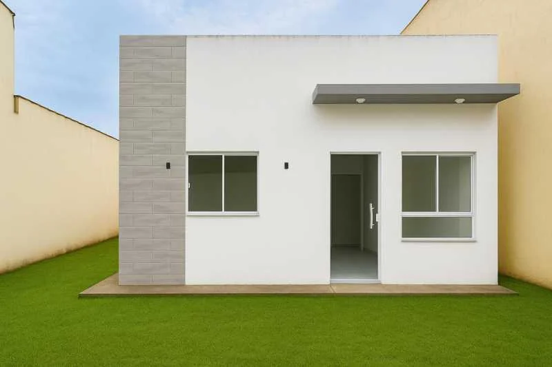 Fachada vista de frente do imóvel MATRIZ233, Vila de Cava, Nova Iguaçu